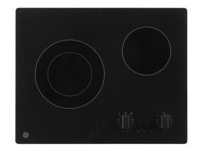 21" GE Electric Radiant Cooktop in Black - JP3021DPBB