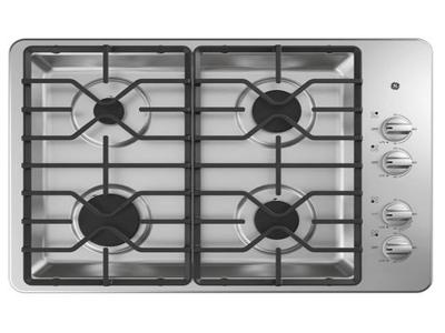 30" GE Built-In Gas Deep Recessed Stainless Steel Cooktop - JGP3030SLSS