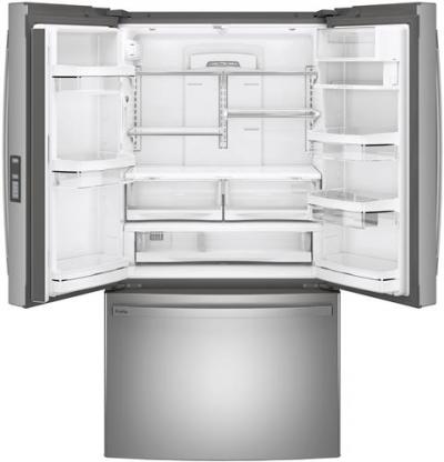 36" GE Profile 23.1 Cu. Ft. Counter-Depth  French-Door Refrigerator - PWE23KYNFS