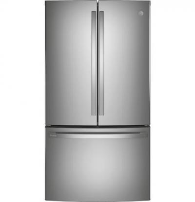 36" GE Profile 23.1 Cu. Ft. Counter-Depth  French-Door Refrigerator - PWE23KYNFS