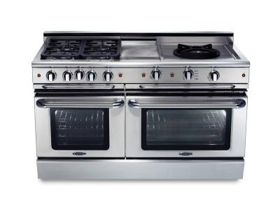 60" Capital 4.6 Cu. Ft. Precision Series Pro-Style Gas Range with 6 Sealed Burners - GSCR606W-N