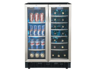 24" Silhouette French Door Beverage Centre - DBC2760BLS
