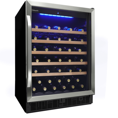 24" Silhouette Single Zone Wine Cellar - SWC057D1BSS