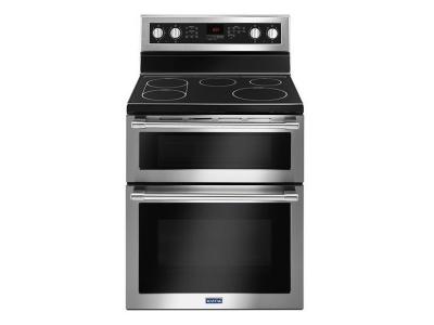 30" Maytag 6.7 Cu. Ft. Double Oven Electric Range With True Convection - YMET8800FZ
