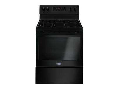 30" Maytag 5.3 Cu. Ft. Electric Range With Shatter-Resistant Cooktop - YMER6600FB