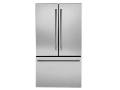 36" Monogram 23.1 Cu. Ft. Counter-Depth French-Door Refrigerator in Stainless Steel - ZWE23NSTSS