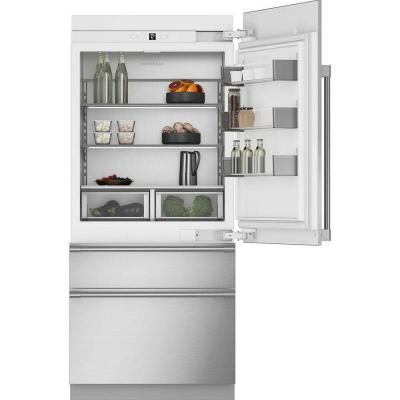 36" Monogram Right-Hinge Integrated Bottom-Freezer Refrigerator - ZIC363NBVRH