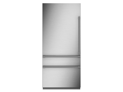 36" Monogram Left-Hinge Integrated Bottom-Freezer Refrigerator - ZIC363IPVLH