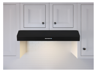 30" Zephyr Core Collection Breeze II Under Cabinet Range Hood in Black - AK1200CB