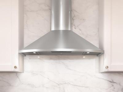 36" Zephyr Core Collection Savona Wall Mount Range Hood in White - ZSA-M90FW