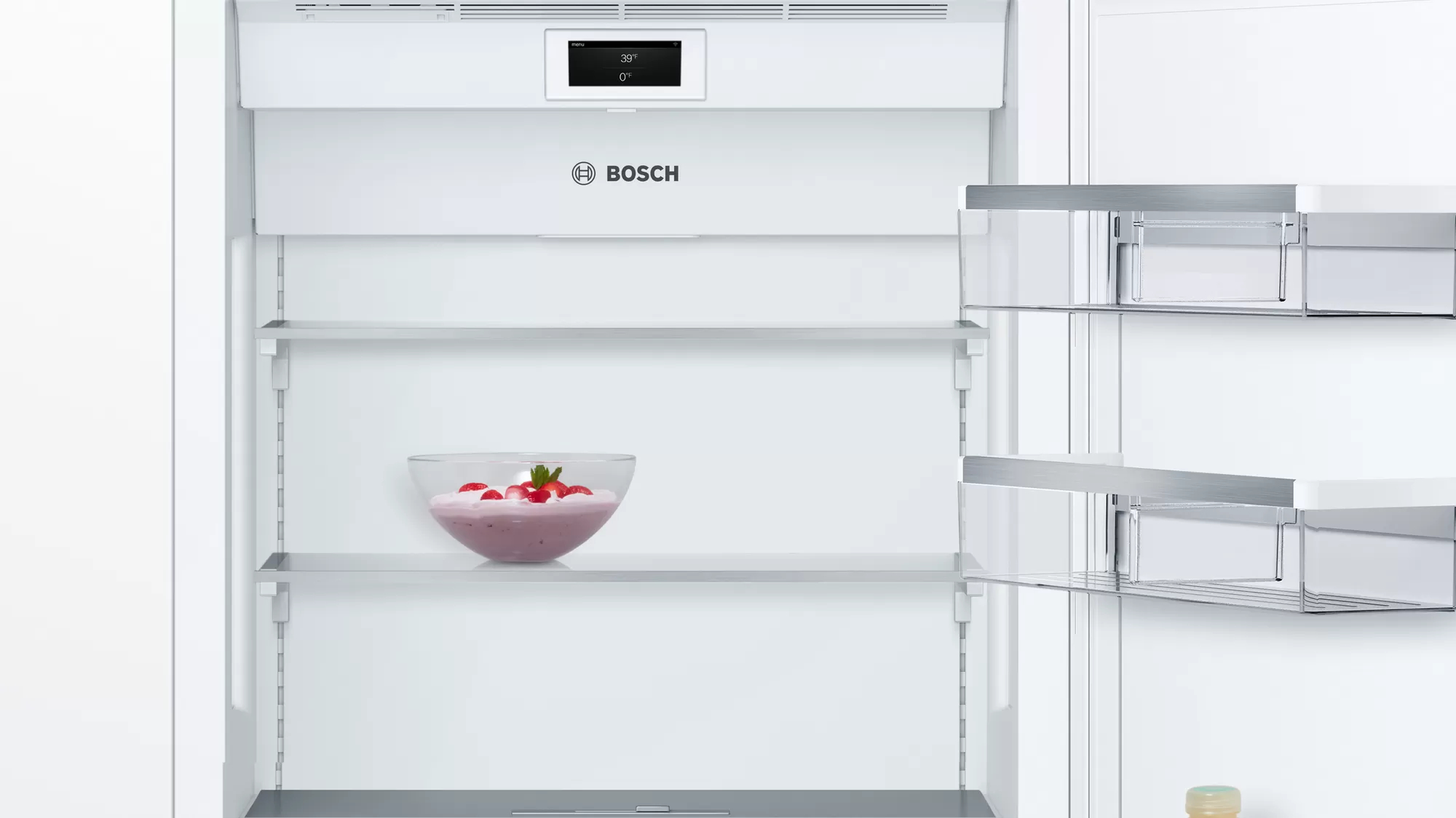 Bosch B30BB935SS 30 Benchmark Series Built-in Bottom Freezer Refrig