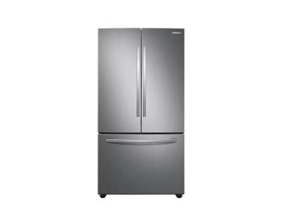 36" Samsung French Door Refrigerator with Freezer Located Ice Dispenser - RF28T5A01SR