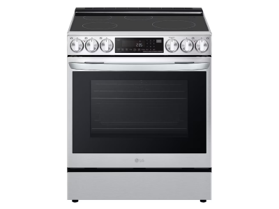 30" LG 6.3 Cu. Ft. Smart Induction Slide-in Range with InstaView ProBake Convection Air Fry and Air Sous Vide - LSIL6336F