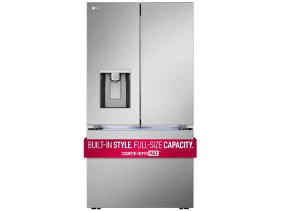LRMVC2306S LG 36 4 Door French Door Counter Depth Refrigerator with Craft  Ice Maker, Instaview Door