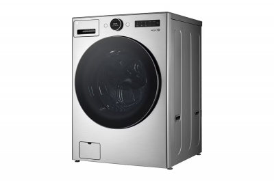 27" LG 5.2 Cu. Ft. Smart Front Load Washer in Graphite Steel - WM5500HVA