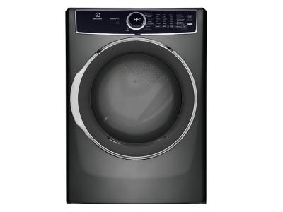 27" Electrolux 8.0 Cu. Ft. Electric Dryer with Stackable Steel Drum in Titanium - ELFE763CBT
