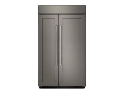 42" kitchenAid 25.5 Cu. Ft. Built-In Side by Side Refrigerator - KBSN602EPA
