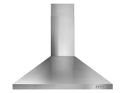 30" Whirlpool Contemporary Stainless Steel Wall Mount Range Hood - WVW53UC0FS