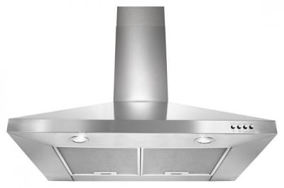 30" Whirlpool Contemporary Stainless Steel Wall Mount Range Hood - WVW53UC0FS