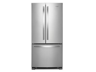 33" Whirlpool 22 Cu. Ft. French Door Refrigerator with Accu-Chill System - WRF532SNHZ