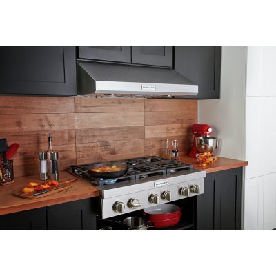 36" KitchenAid Commercial-Style Under-Cabinet Range Hood System - KVUC606JSS