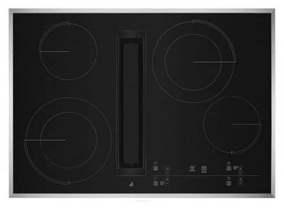 30" Jenn-Air Electric Radiant Downdraft Touch Cooktop in Stainless Steel  - JED4430KS