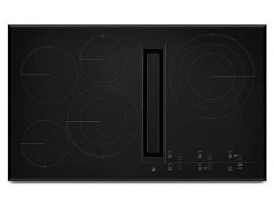 36" Jenn-Air Electric Radiant Downdraft Cooktop in Black - JED4536KB