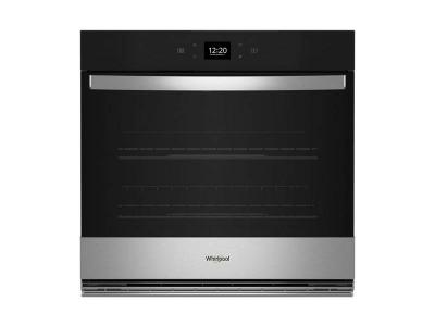 30" Whirlpool 5.0 Cu. Ft. Single Wall Oven with Air Fry When Connected - WOES5030LZ