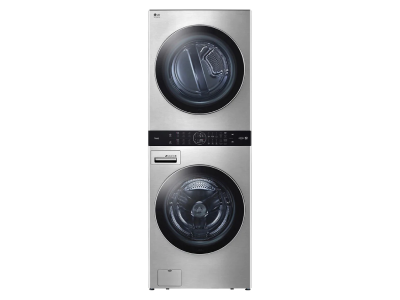 27" LG STUDIO 5.8 Cu. Ft. Single Unit Front Load WashTower With Center Control Washer and 7.4 Cu. Ft. Electric Dryer - WSEX200HNA