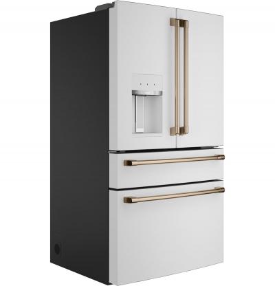36" Café 27.8 Cu. Ft. Smart 4-Door French-Door Refrigerator - CVE28DP4NW2