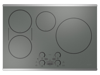 30" Café Built-in Touch Control Induction Cooktop in Stainless Steel - CHP90302TSS