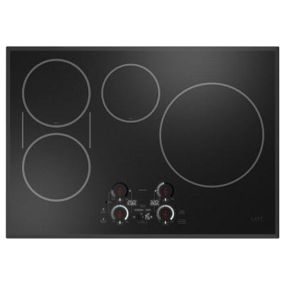 30" Café Built-in Touch Control Induction Cooktop in Black - CHP90301TBB