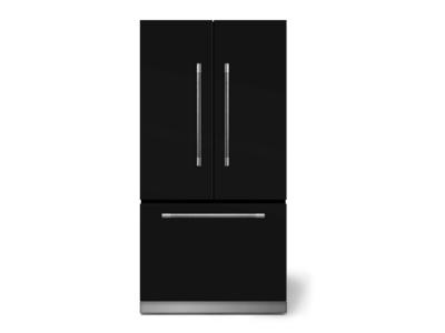 36" AGA 22.2 Cu. Ft. Counter Depth French Door Refrigerator in Matte Black  - MMCFDR23-MBL
