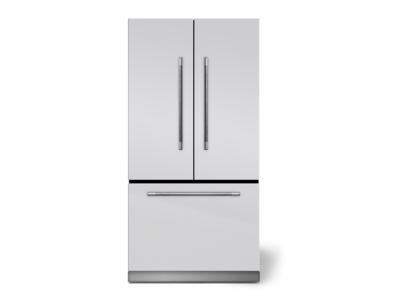 36" AGA 22.2 Cu. Ft. Counter Depth French Door Refrigerator in White  - MMCFDR23-WHT
