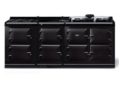 83" AGA Freestanding Dual Fuel Range with 4 Burners - AR7783WGLPBLK