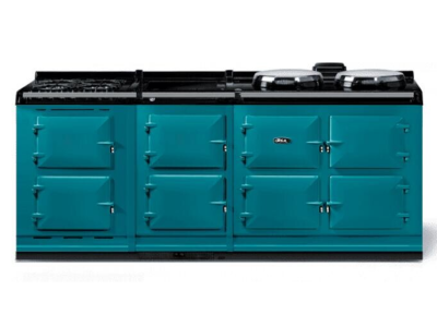 83" AGA CLASSIC eR7 210 with Hotcupboard Freestanding Dual Fuel Range - AER7783WGLPSAL