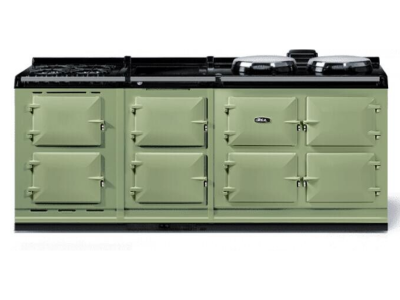 83" AGA CLASSIC eR7 210 with Hotcupboard Freestanding Dual Fuel Range - AER7783WGLPOLI