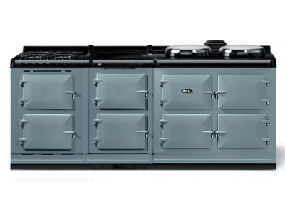 83" AGA CLASSIC eR7 210 with Hotcupboard Freestanding Dual Fuel Range - AER7783WGLPDVE