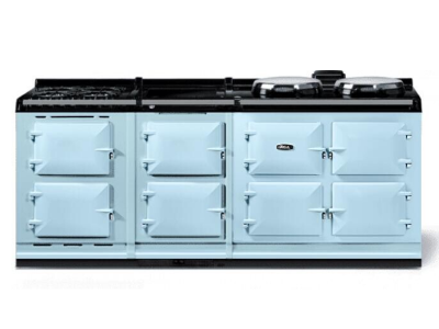 83" AGA CLASSIC eR7 210 with Hotcupboard Freestanding Dual Fuel Range - AER7783WGLPDEB