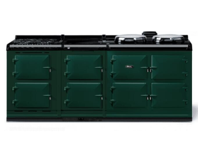 83" AGA CLASSIC eR7 210 with Hotcupboard Freestanding Dual Fuel Range - AER7783WGLPBRG