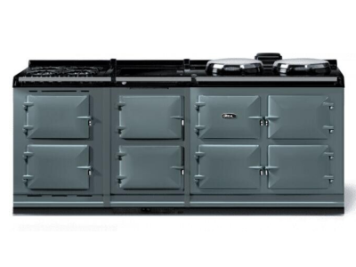 83" AGA CLASSIC eR7 210 with Hotcupboard Freestanding Dual Fuel Range - AER7783WGSLT