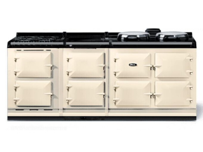 83" AGA CLASSIC eR7 210 with Hotcupboard Freestanding Dual Fuel Range - AER7783WGLIN