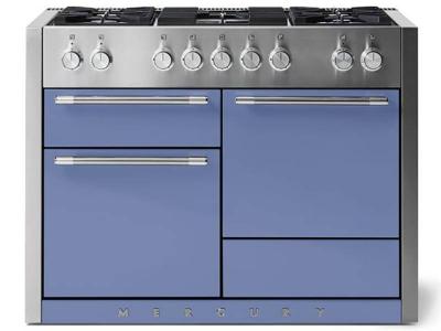 48" AGA Mercury Series 6 Cu. Ft. Slide In Dual Fuel Range with Glide Out Broiler System - AMC48DF-CBB