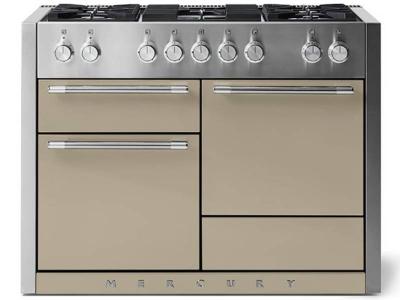 48" AGA Mercury Series 6 Cu. Ft. Slide In Dual Fuel Range with Glide Out Broiler System - AMC48DF-FWN
