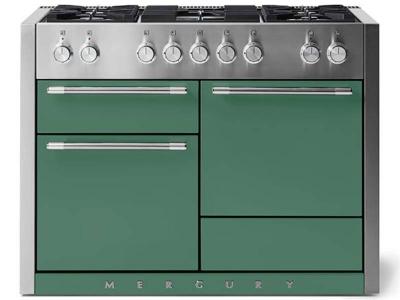 48" AGA Mercury Series 6 Cu. Ft. Slide In Dual Fuel Range with Glide Out Broiler System - AMC48DF-MG