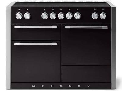 48" AGA Mercury Series 6 Cu. Ft. Slide In Induction Range with Glide Out Broiler System - AMC48IN-MBL