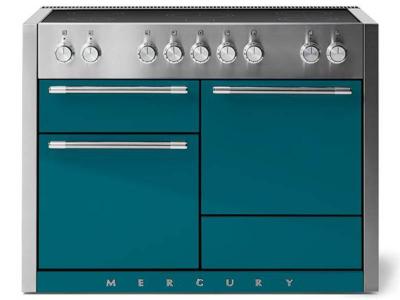 48" AGA Mercury Series 6 Cu. Ft. Slide In Induction Range with Glide Out Broiler System - AMC48IN-SAL