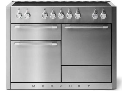 48" AGA Mercury Series 6 Cu. Ft. Slide In Induction Range with Glide Out Broiler System - AMC48IN-SS