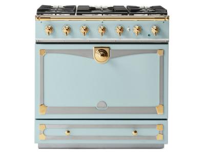 36" La Cornue CornuFe 90 Suzanne Kasler Couleur Freestanding Dual Fuel Range - C9QF