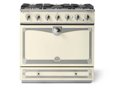 36" La Cornue CornuFe 90 Series Freestanding 5 Sealed Burners Dual-Fuel Range - C9VP